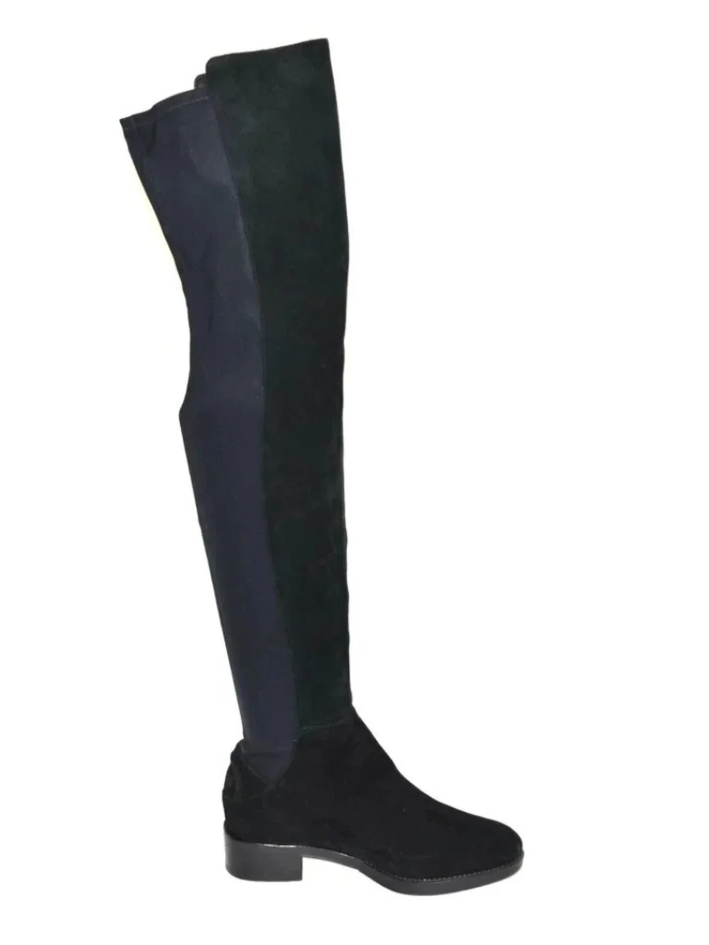 New Tory Burch 'Caitlin' Size 5 Over the Knee Boot Black Suede OTK DD21